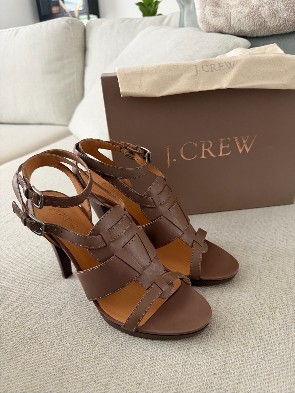 J.Crew Menara High-Heel Sandals – Size 8.5
